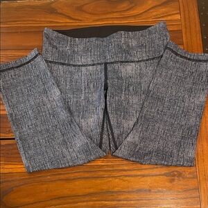 Lululemon Black and Gray Leggings